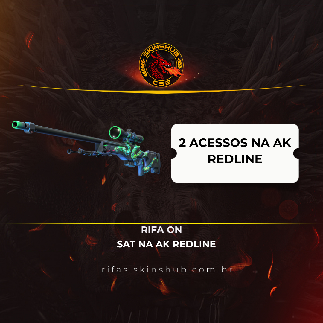 2 ACESSOS NA AK REDLINE + AWP ATHERIS
